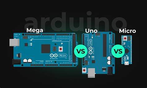 Arduino Uno vs. Mega vs. Micro: Main Differences.